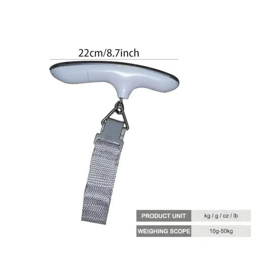 4-Piece Portable Digital Luggage Scale Set