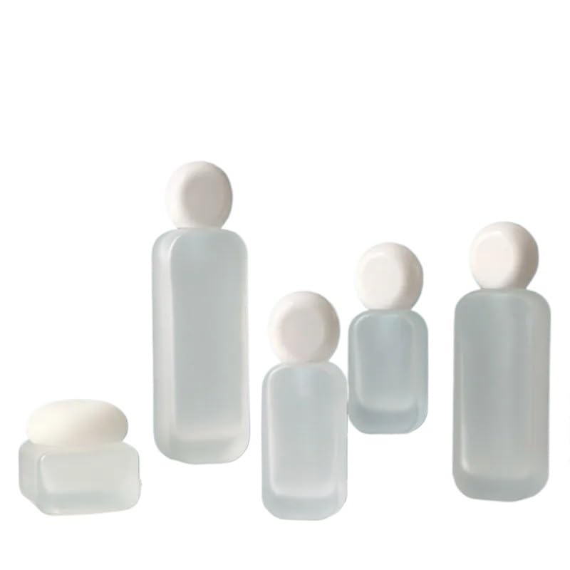 6-Piece Travel Cosmetic Bottle & Jar Set
