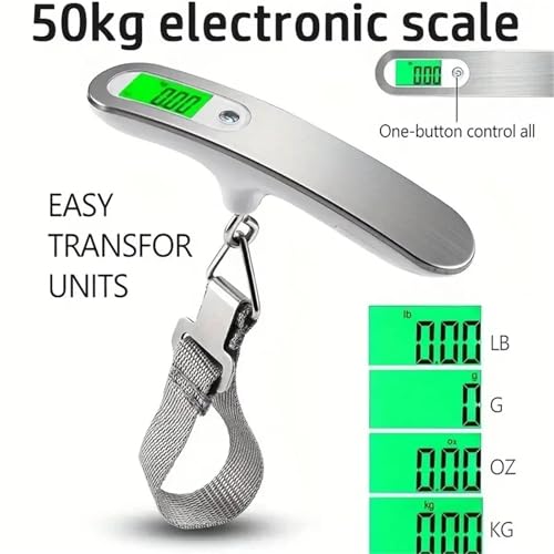 4-Piece Portable Digital Luggage Scale Set