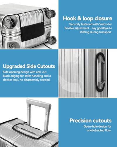 Tersely 3 Pieces Thicken Luggage Cover Protectors for luggage