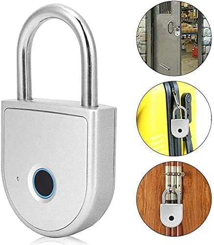 Waterproof USB Rechargeable Fingerprint Padlock