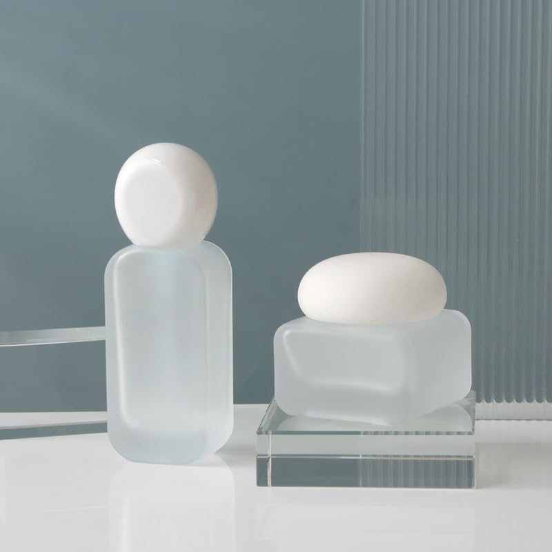 6-Piece Travel Cosmetic Bottle & Jar Set