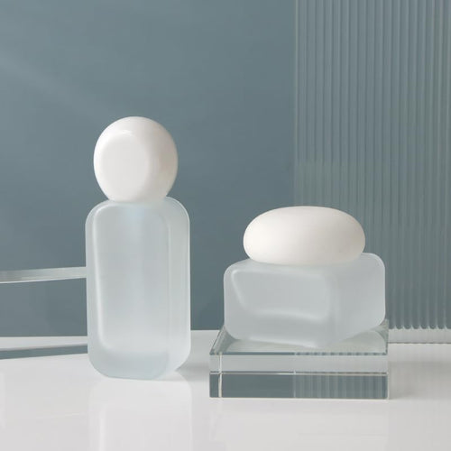6-Piece Travel Cosmetic Bottle & Jar Set