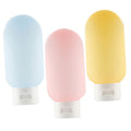 3-Piece Silicone Travel Toiletry Bottle Set
