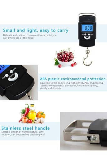 Portable Digital Luggage Scale with LCD Display