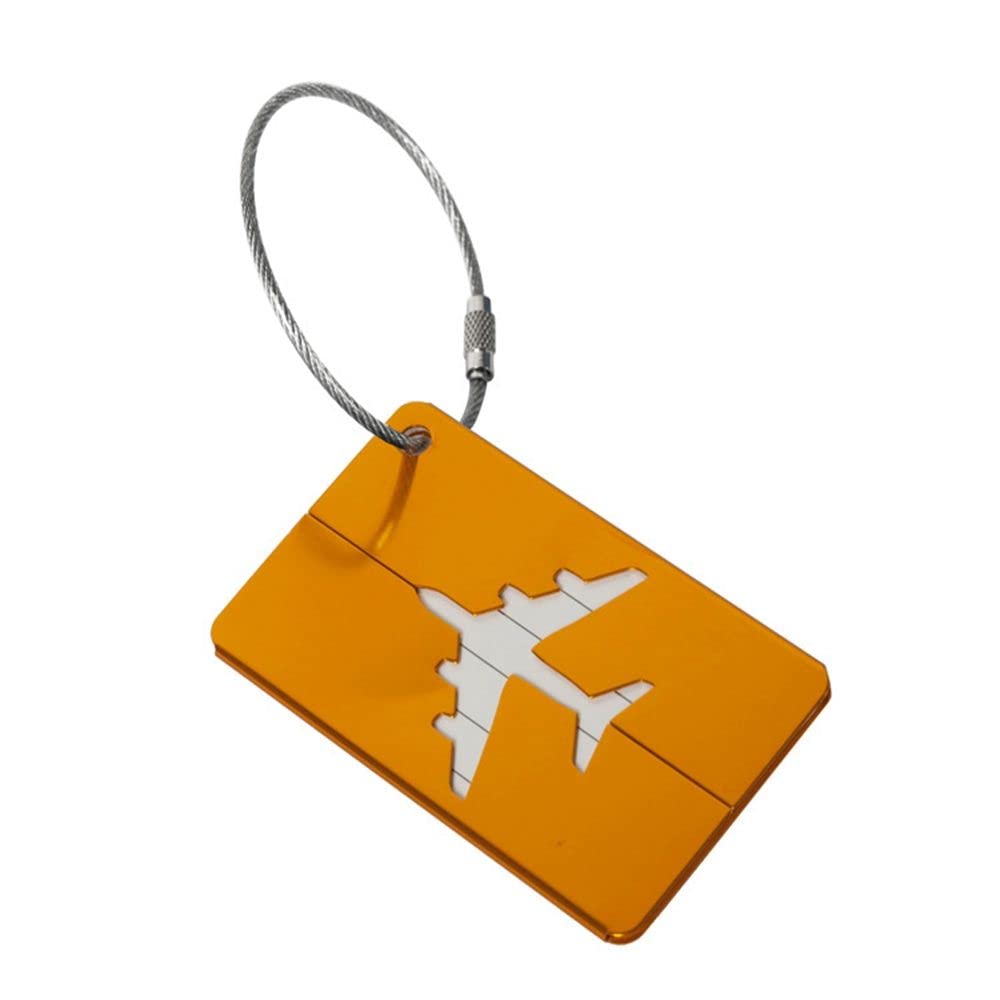 Aluminum Airplane Luggage Tag