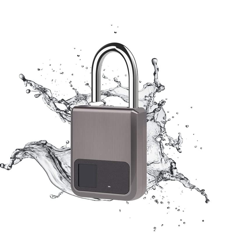 Fingerprint Lock Smart Keyless Security Locker Rechargeable Bike Gym Luggage