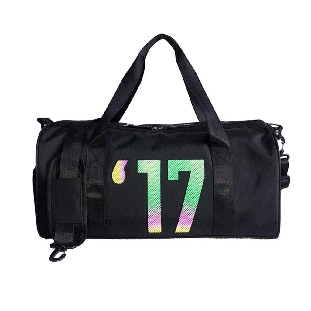 Water-Resistant Travel Duffel Bag with Shoe Compartment