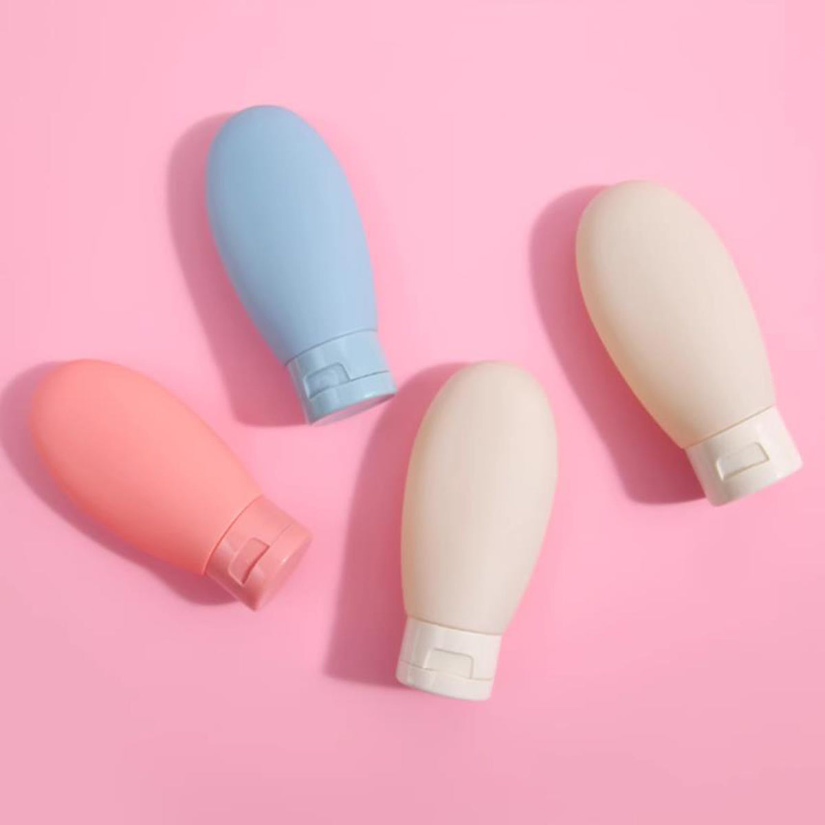 3-Piece Silicone Travel Toiletry Bottle Set
