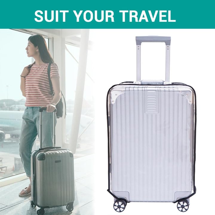 Waterproof Clear PVC Suitcase Cover