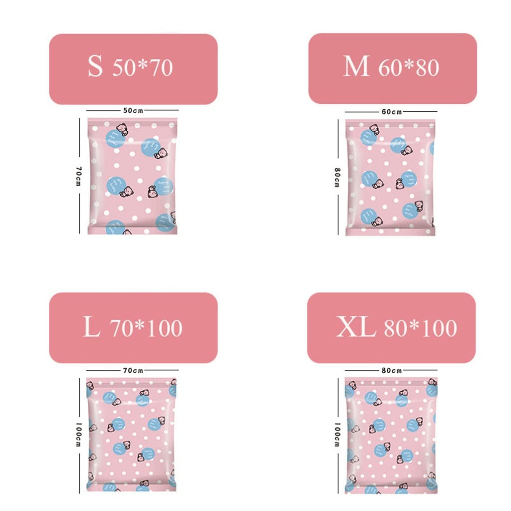 5-Piece Waterproof Vacuum Compression Storage Bag Set