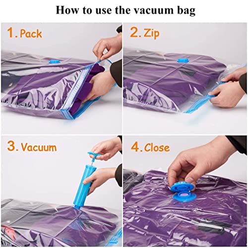 6-Piece Vacuum Compression Storage Bag Set