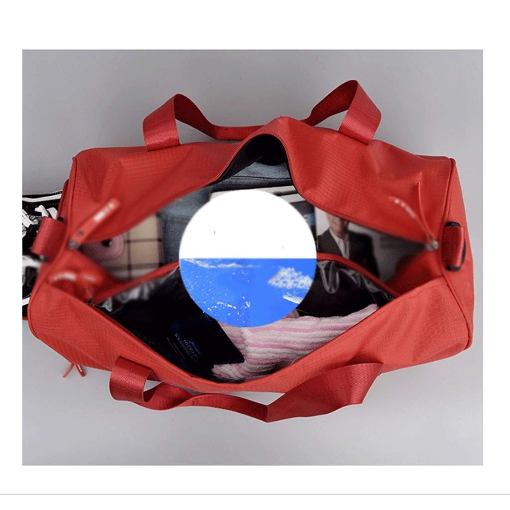 Water-Resistant Travel Duffel Bag with Shoe Compartment