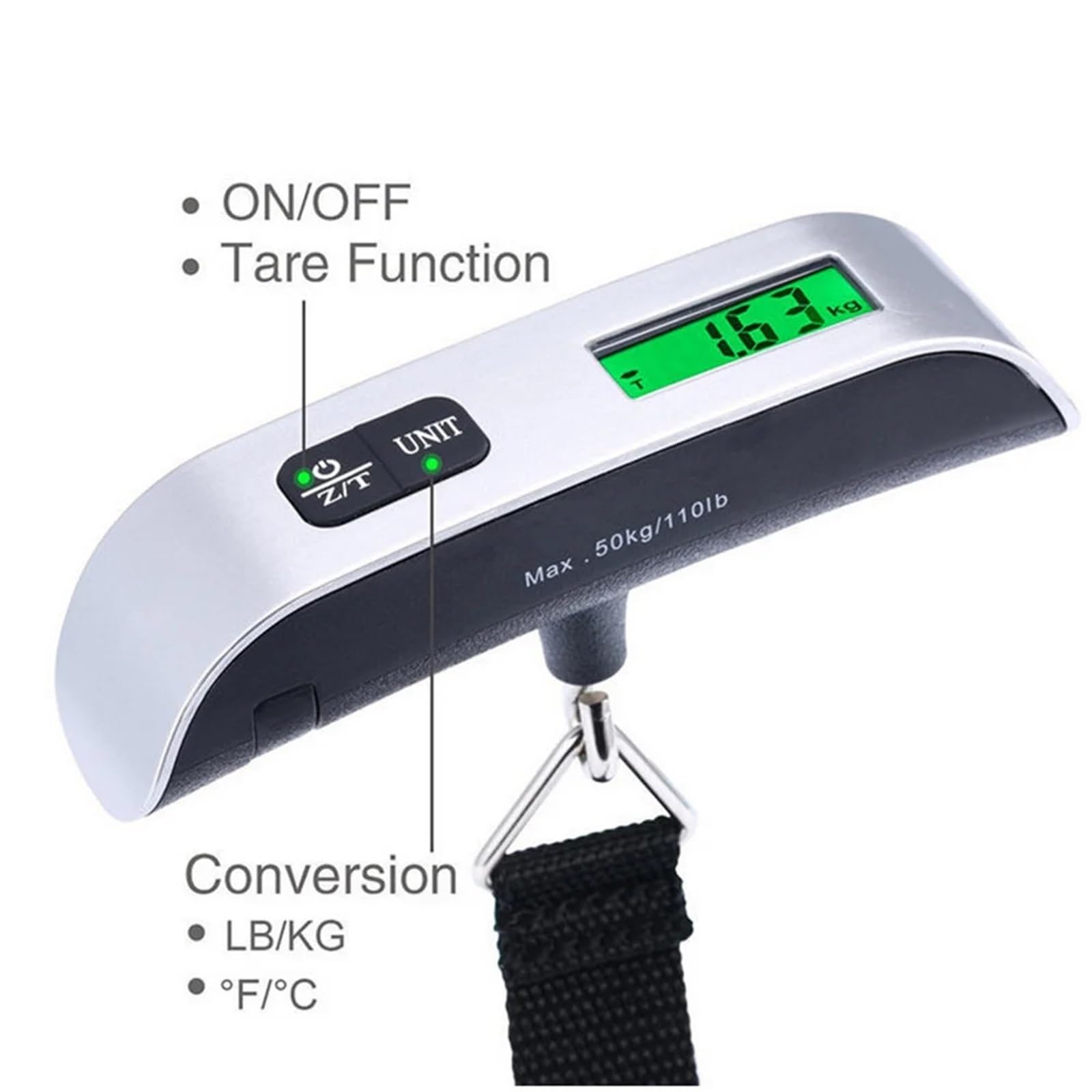 6-Piece Digital Luggage Scale Set