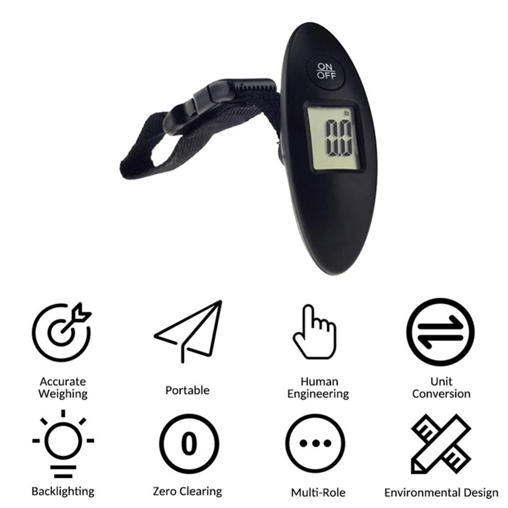 Portable Digital Luggage Scale with LCD Display