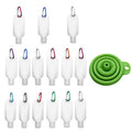 16-Piece 60ml Leakproof Travel Bottle Set