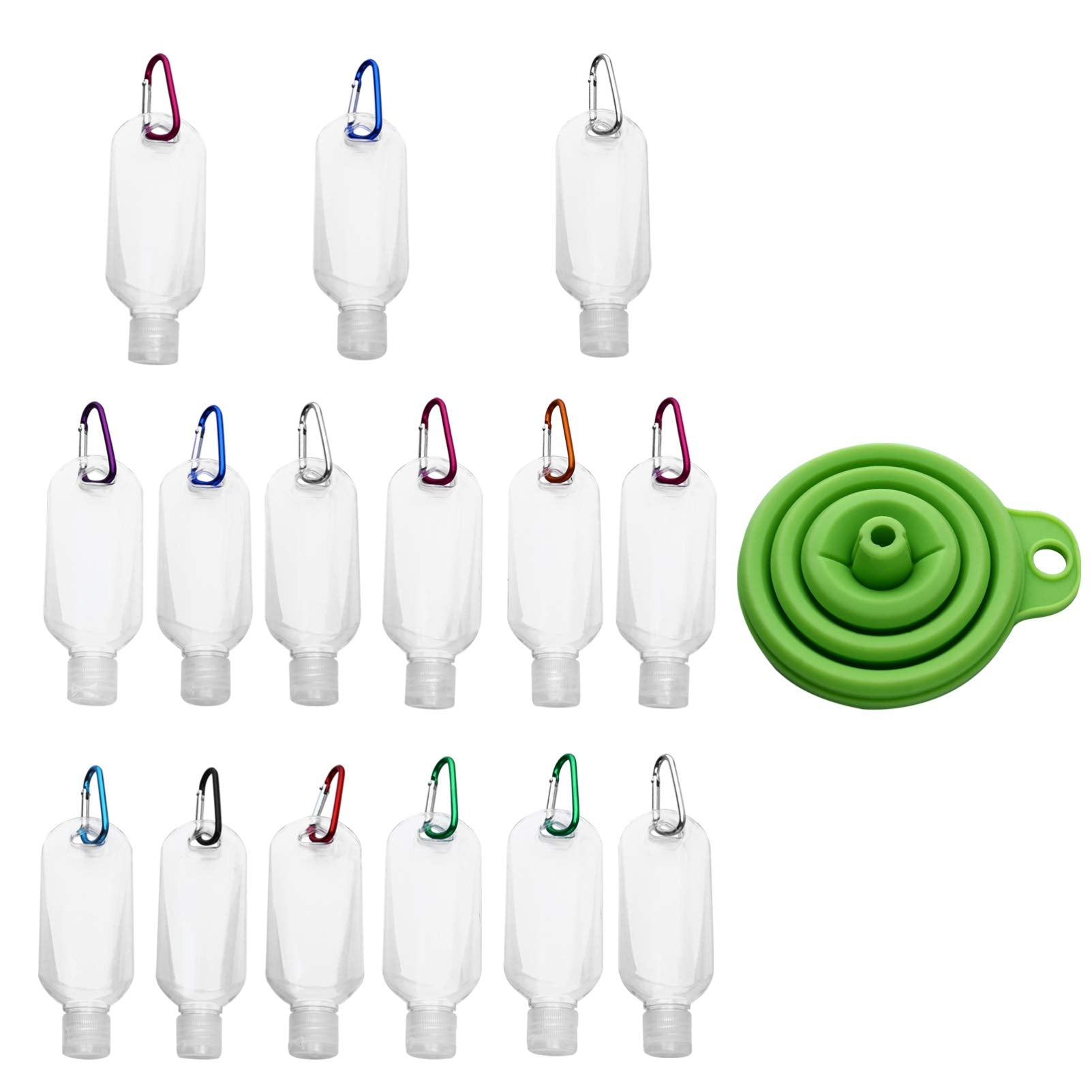 16-Piece 60ml Leakproof Travel Bottle Set
