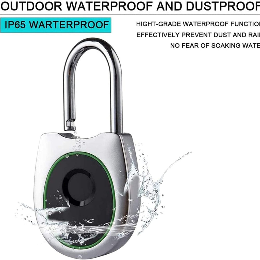 USB Rechargeable Fingerprint Padlock