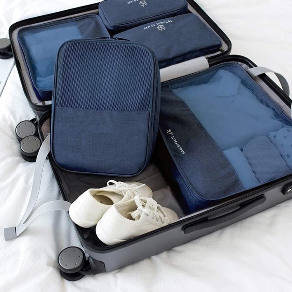 Waterproof Travel Shoe Organizer Bag for 3 Pairs