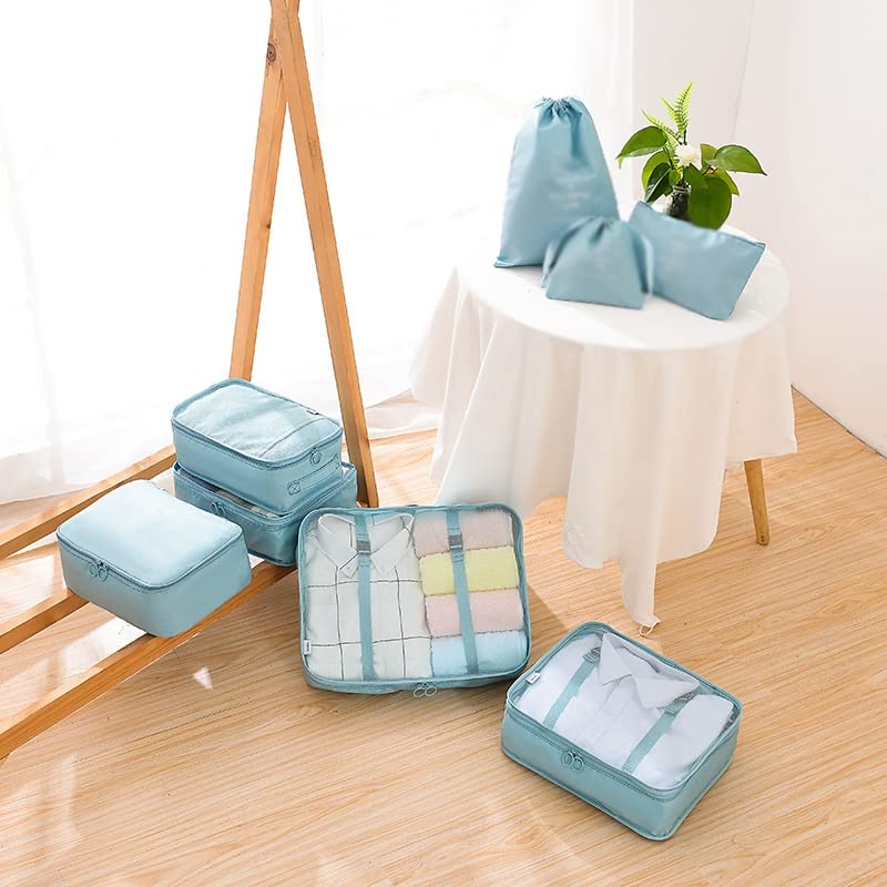 8-Piece Travel Packing Cube Organizer Set