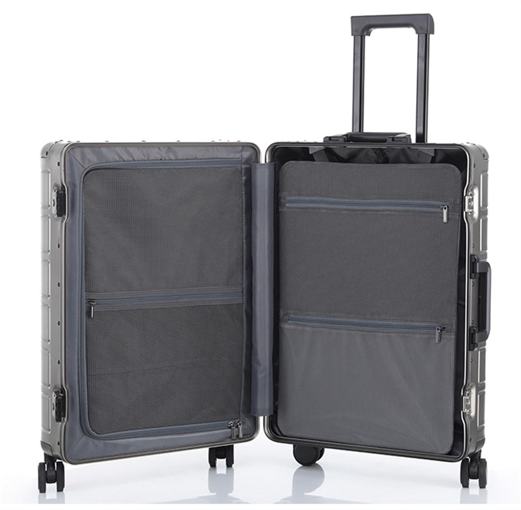 Hardshell Carry-On Suitcase with Silent Spinner Wheels