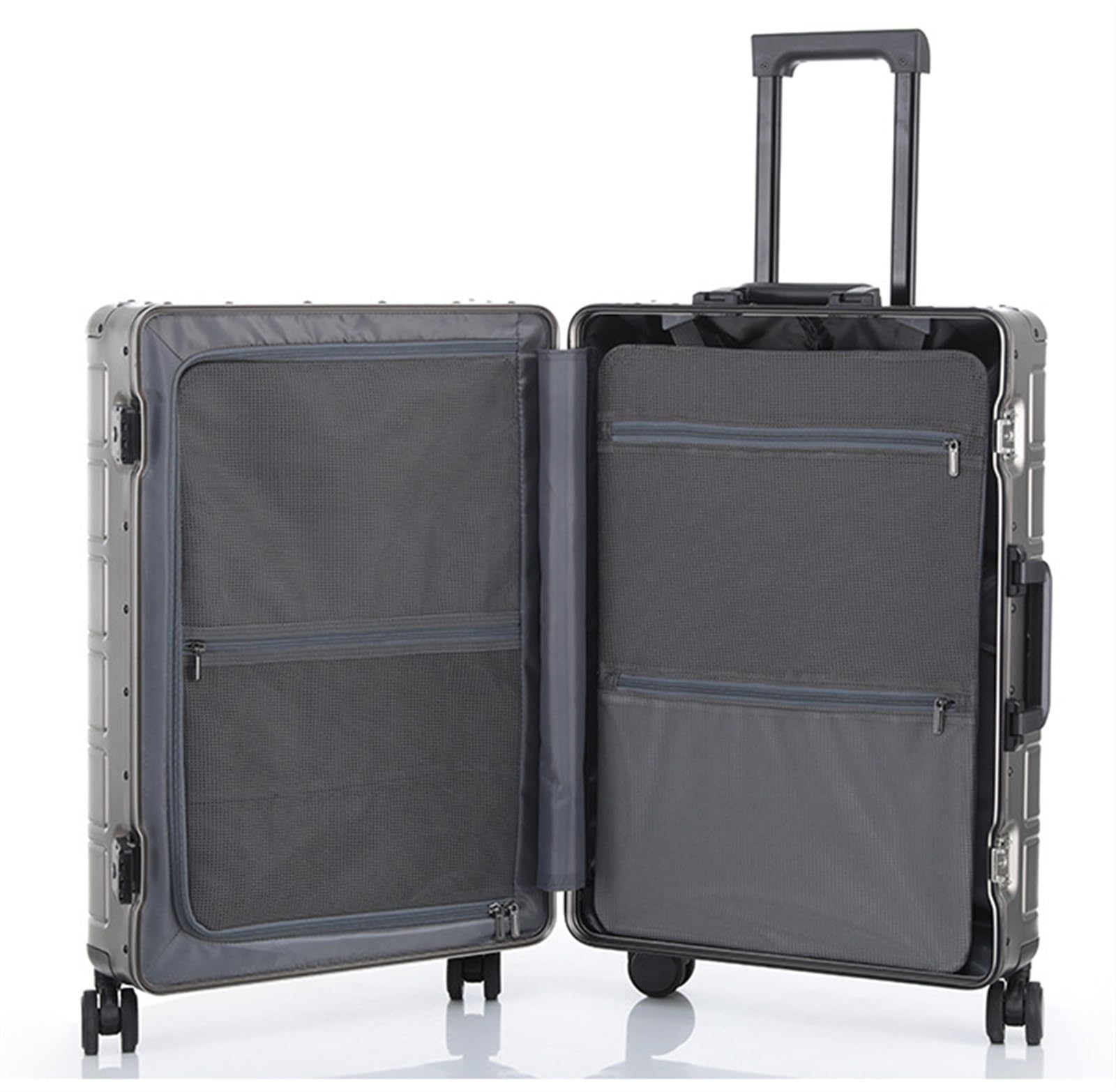 Hardshell Carry-On Suitcase with Silent Spinner Wheels