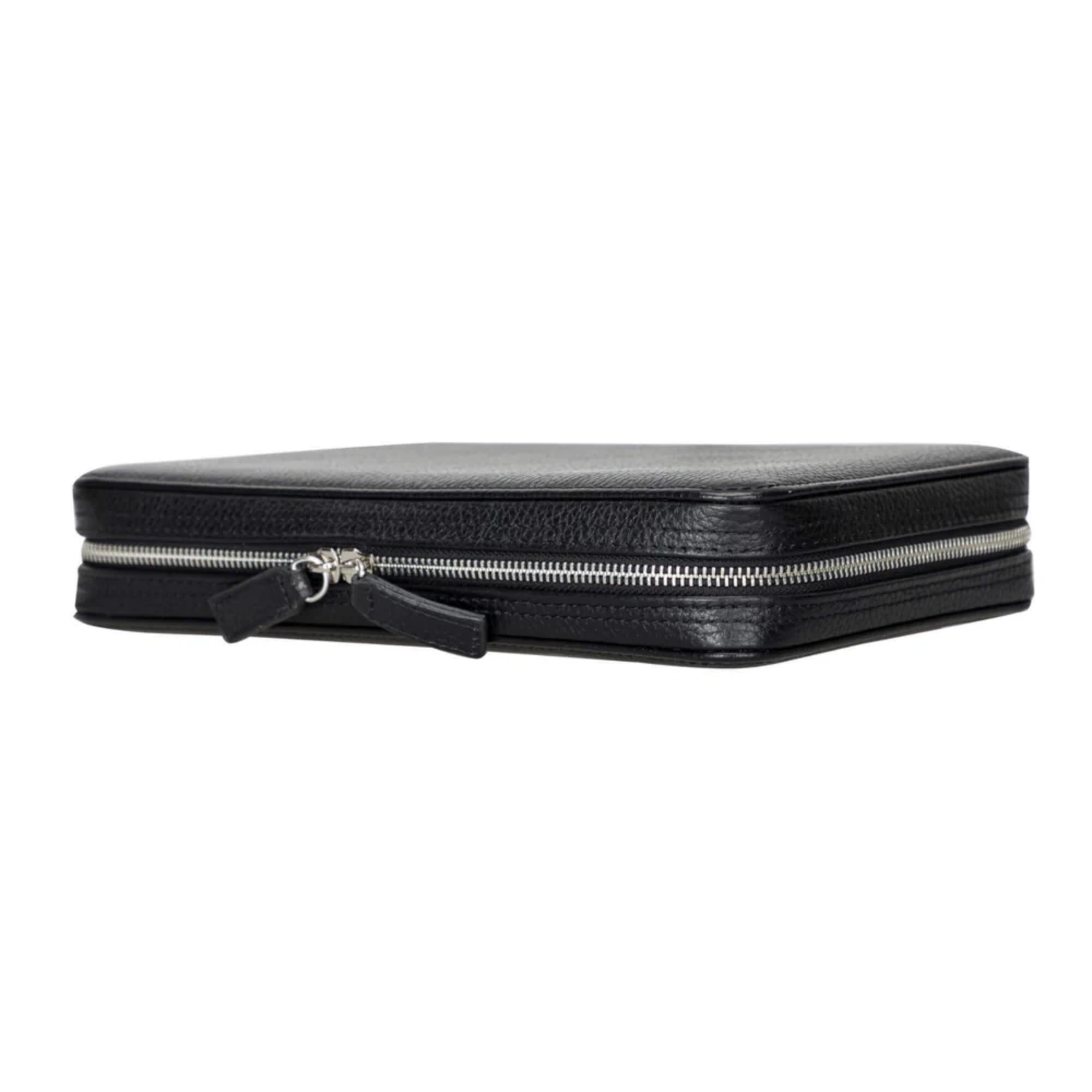 Handmade Full-Grain Leather Cable Organizer Bag