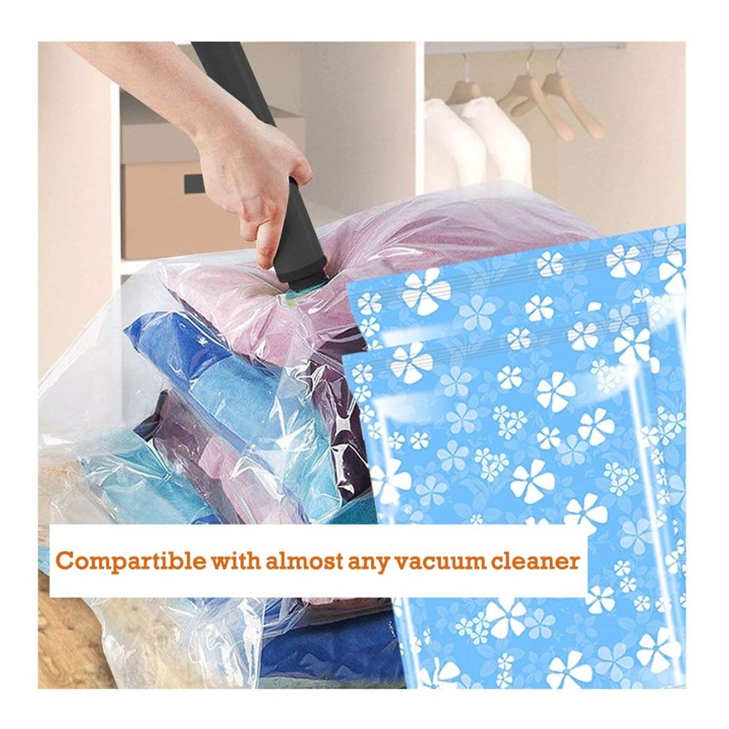 7-Piece Reusable Vacuum Compression Storage Bag Set