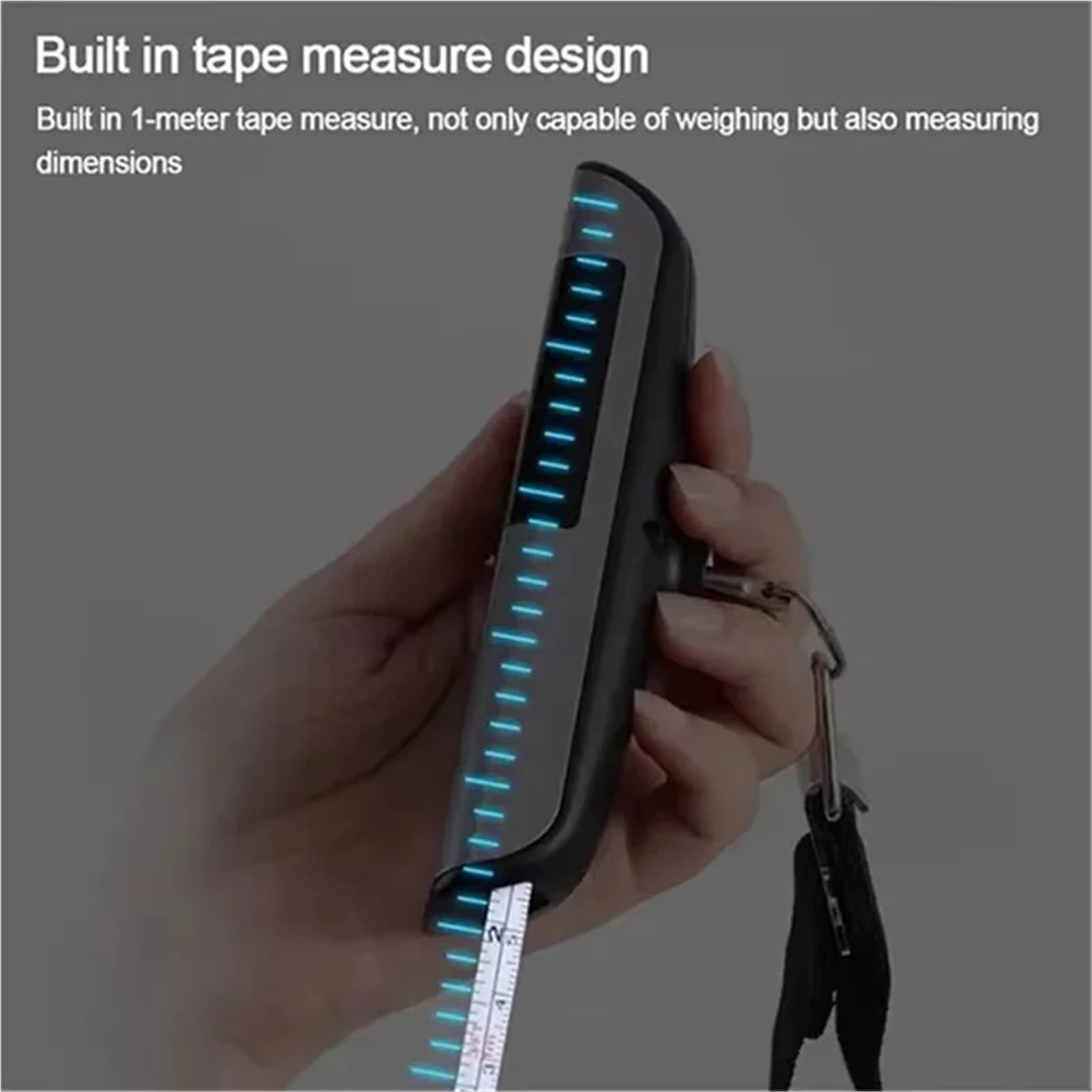 2-Piece Portable Digital Luggage Scale Set