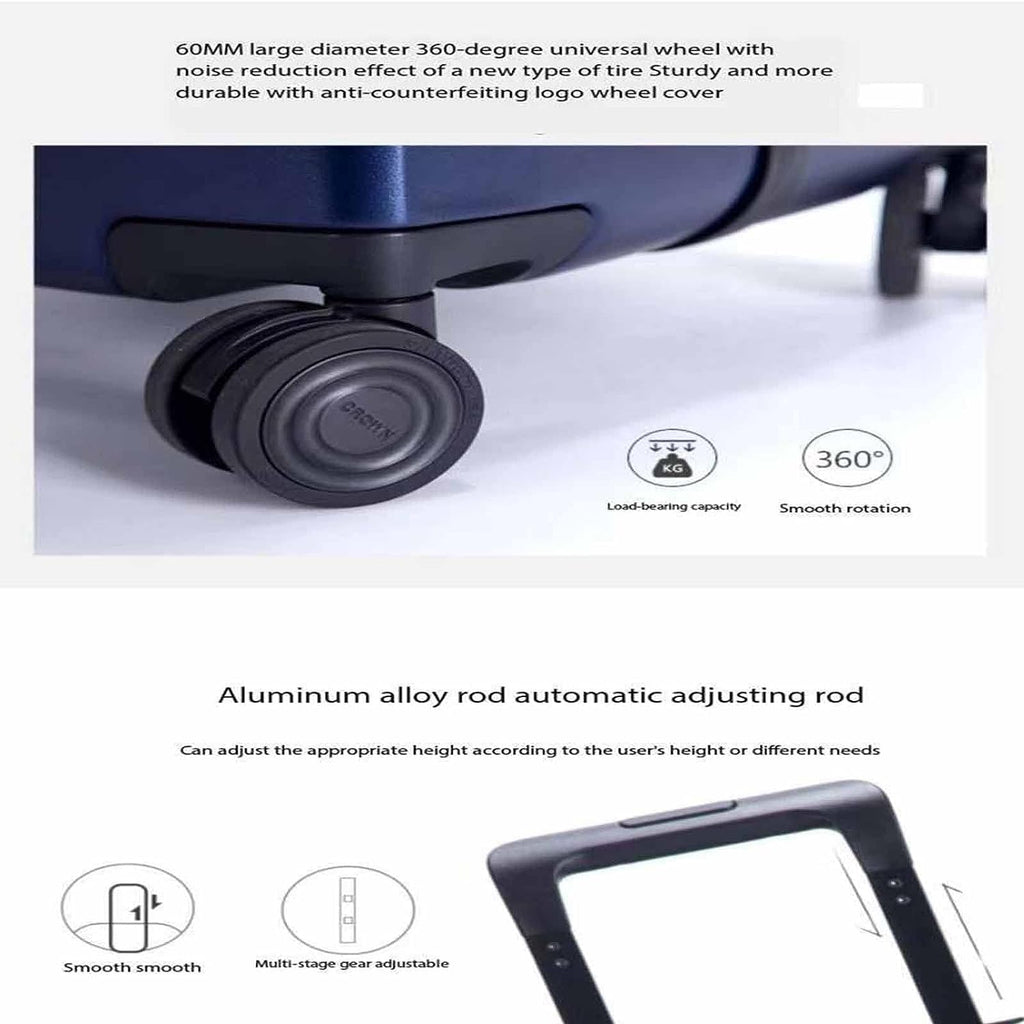Expandable Lightweight Spinner Carry-On Luggage