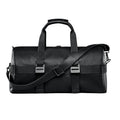 38L Leather Weekender Duffel Bag with Yoga Mat Straps
