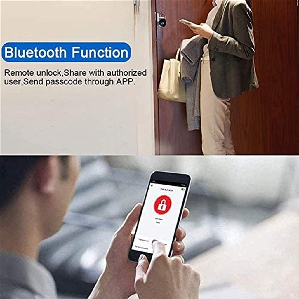 USB Rechargeable Fingerprint Security Padlock