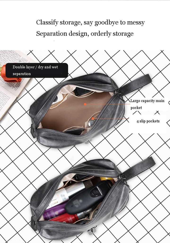 PU Leather Travel Cosmetic Bag