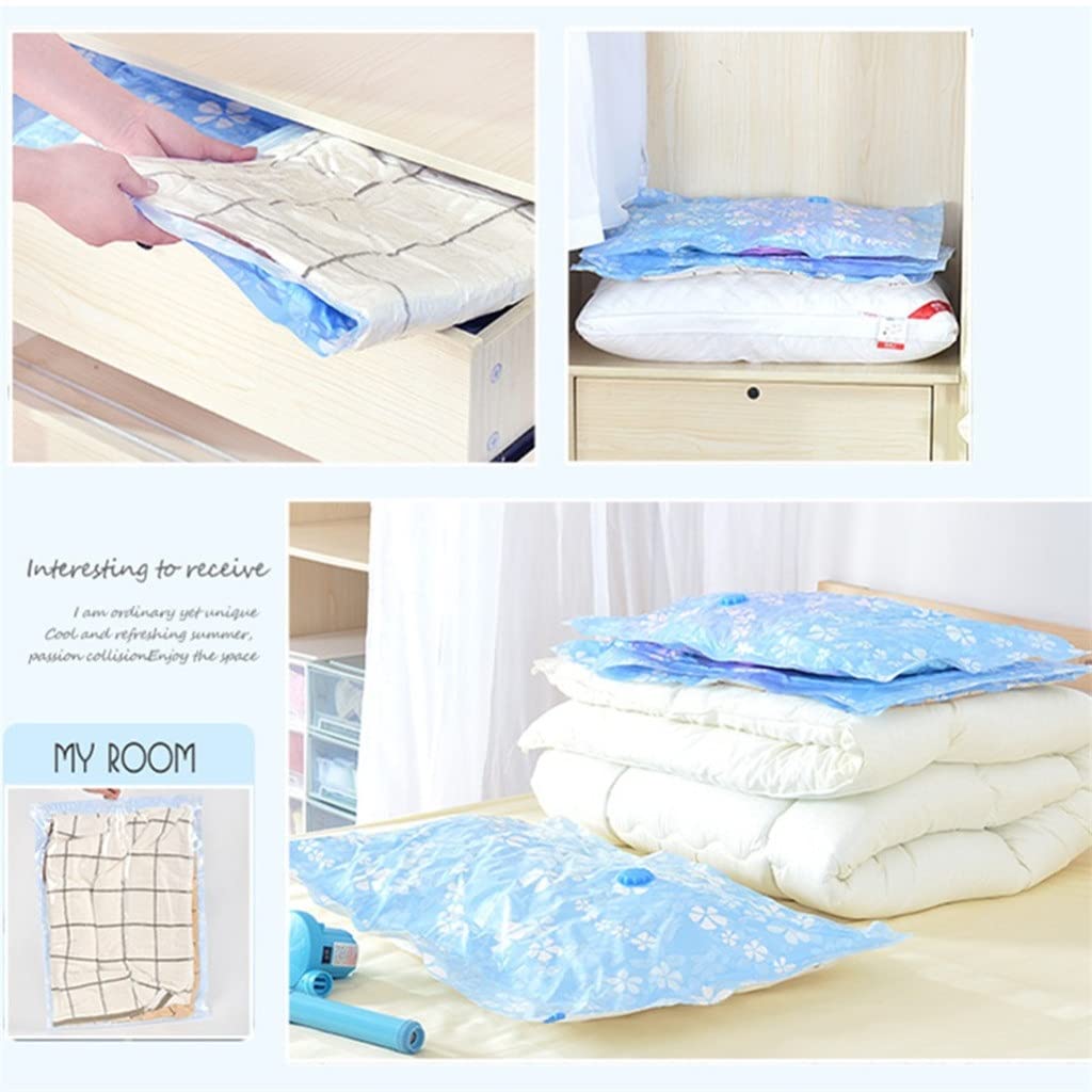 7-Piece Reusable Vacuum Compression Storage Bag Set