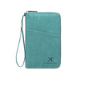 RFID Leather Passport Wallet & Travel Document Organizer