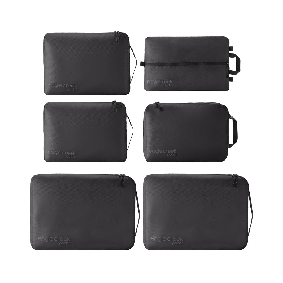 6-Piece Travel Packing Cube & Shoe Bag Set