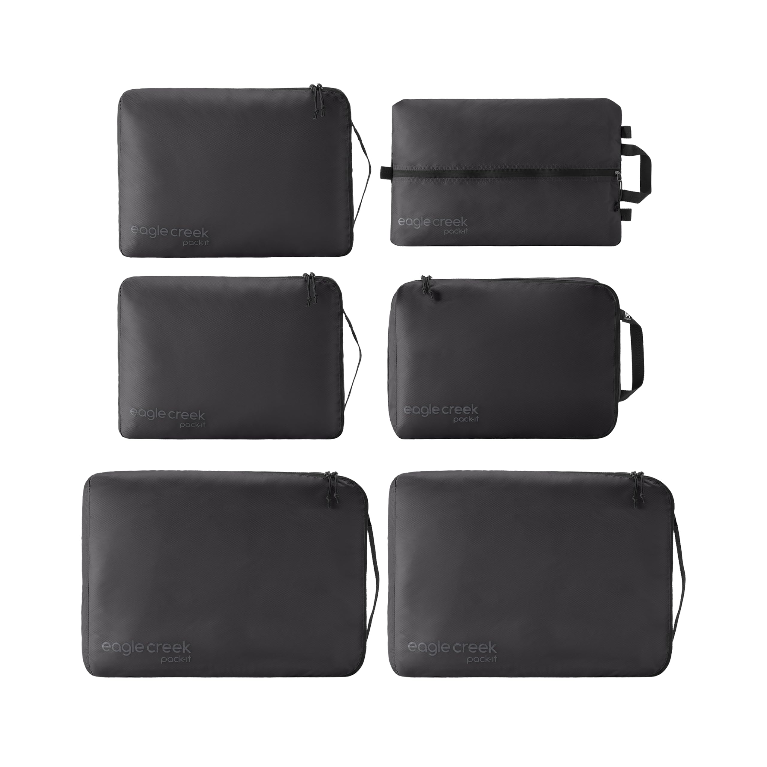 6-Piece Travel Packing Cube & Shoe Bag Set