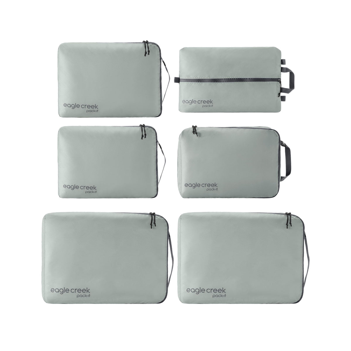 6-Piece Travel Packing Cube & Shoe Bag Set