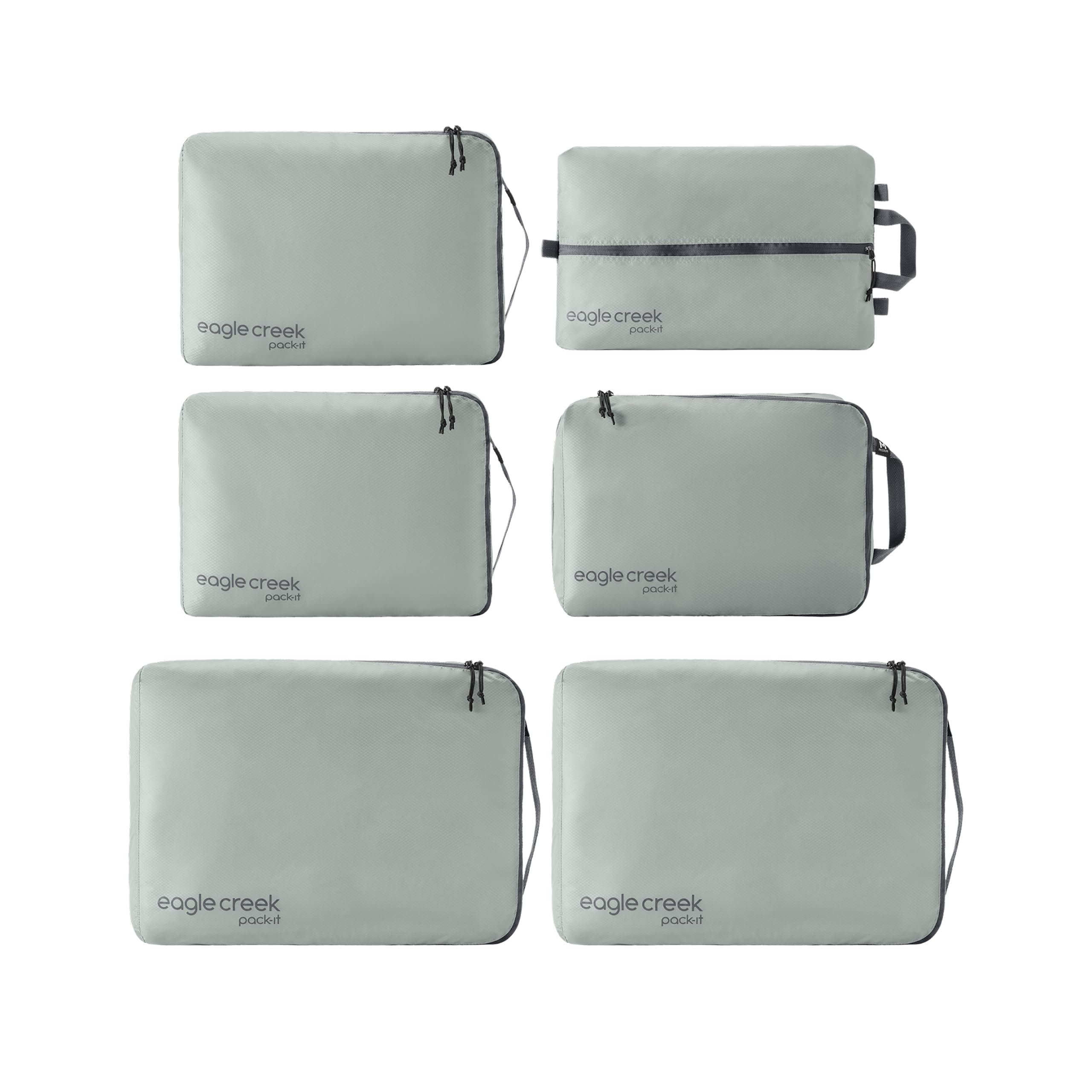 6-Piece Travel Packing Cube & Shoe Bag Set