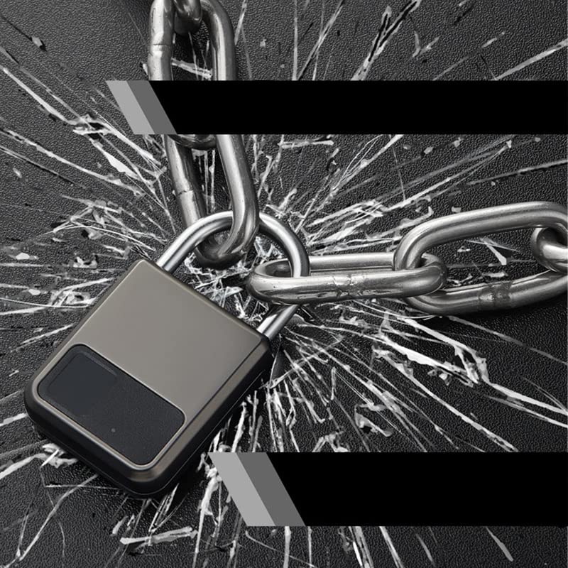Fingerprint Lock Smart Keyless Security Locker Rechargeable Bike Gym Luggage