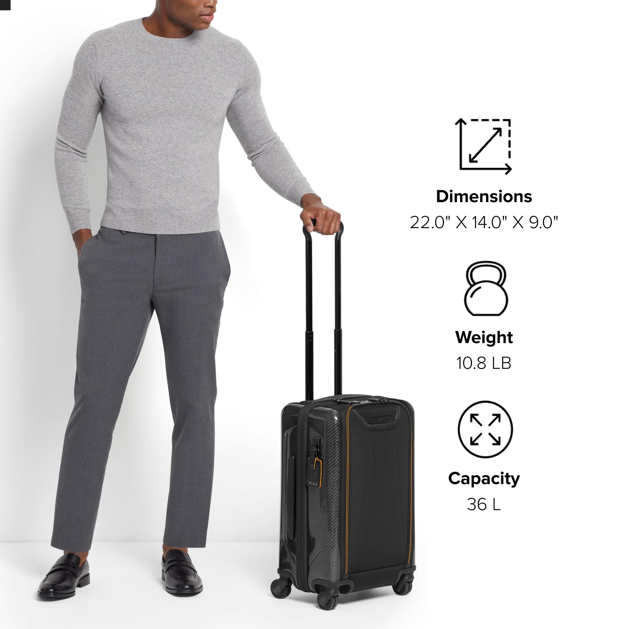 Expandable Dual Access Carry-On Luggage