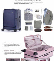 Expandable Lightweight Spinner Carry-On Luggage
