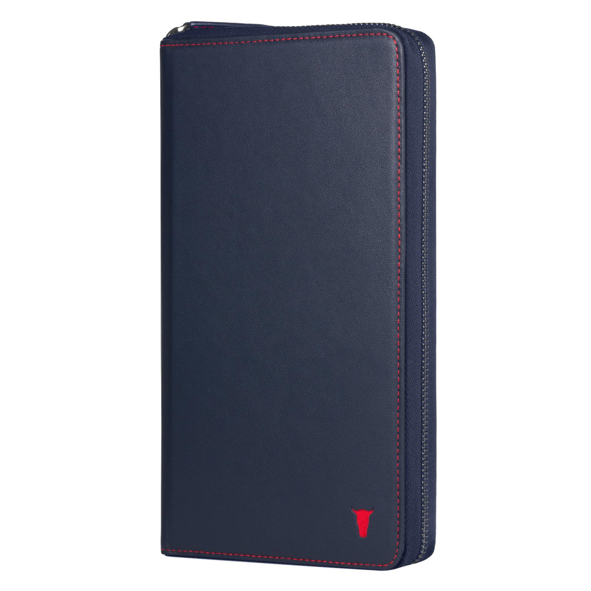 RFID Leather Family Travel Wallet & Passport Organizer