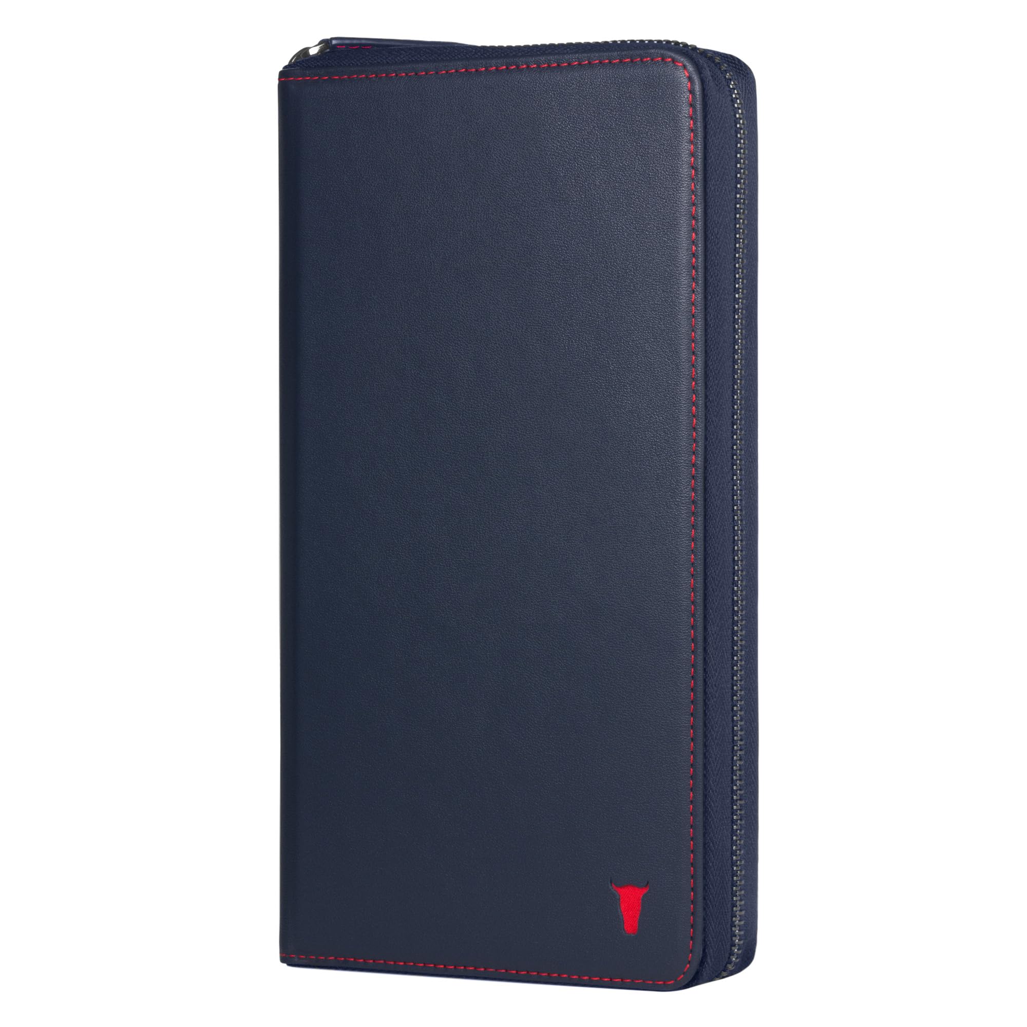 RFID Leather Family Travel Wallet & Passport Organizer