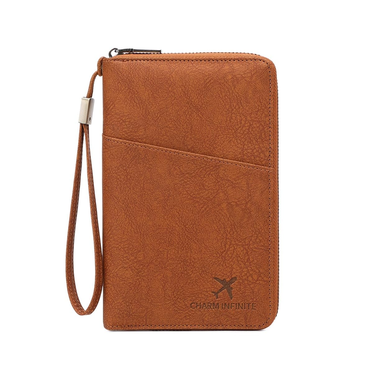 RFID Leather Passport Wallet & Travel Document Organizer
