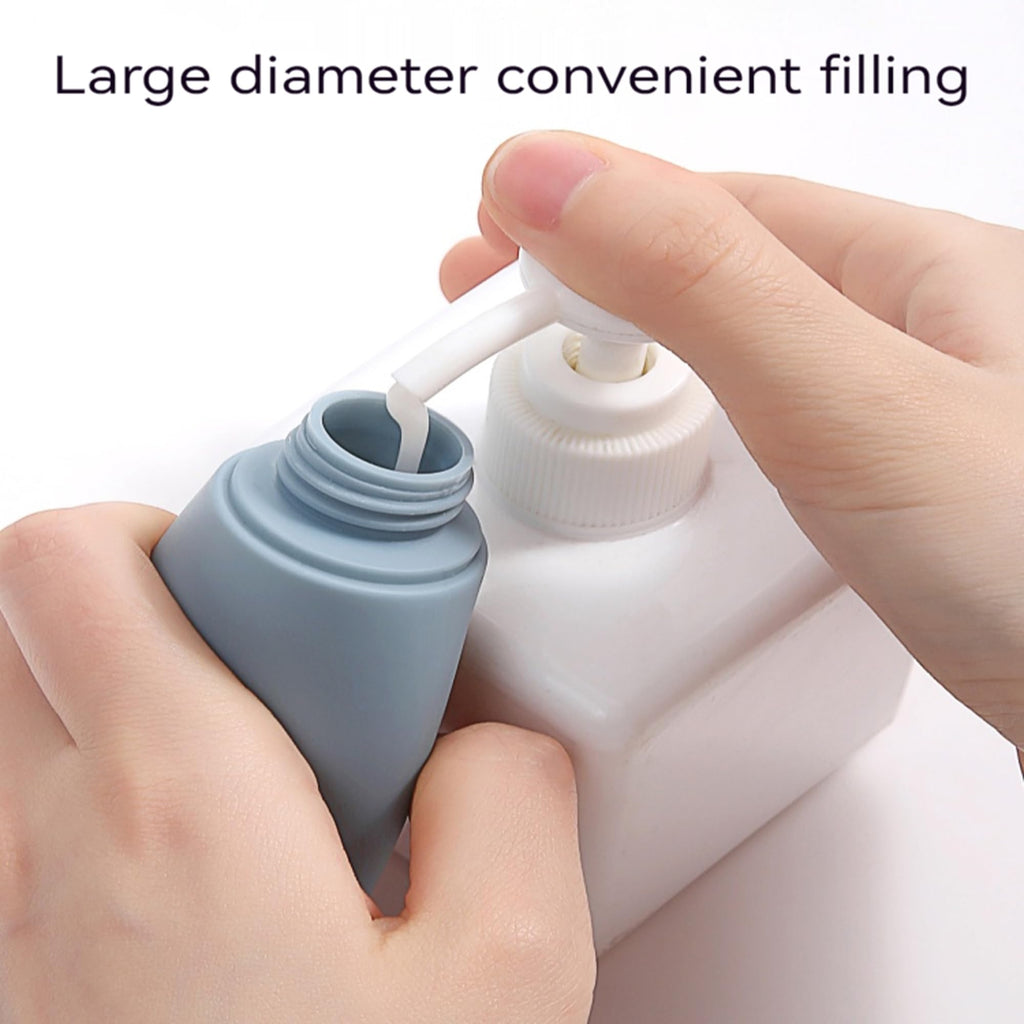 3-Piece Silicone Travel Toiletry Bottle Set