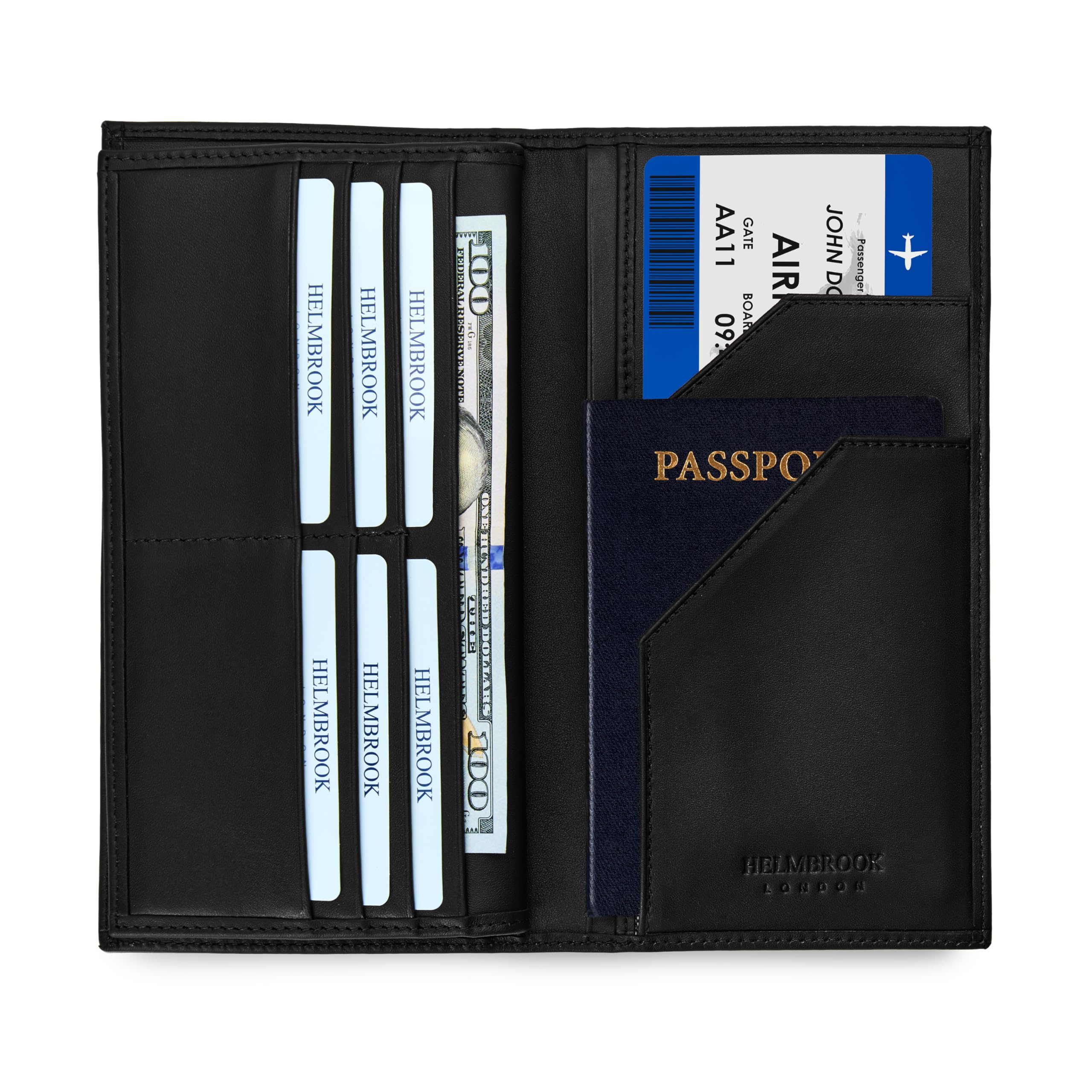HELMBROOK London Passport Holder Travel Wallet, Tripp-PH-TravelWallet