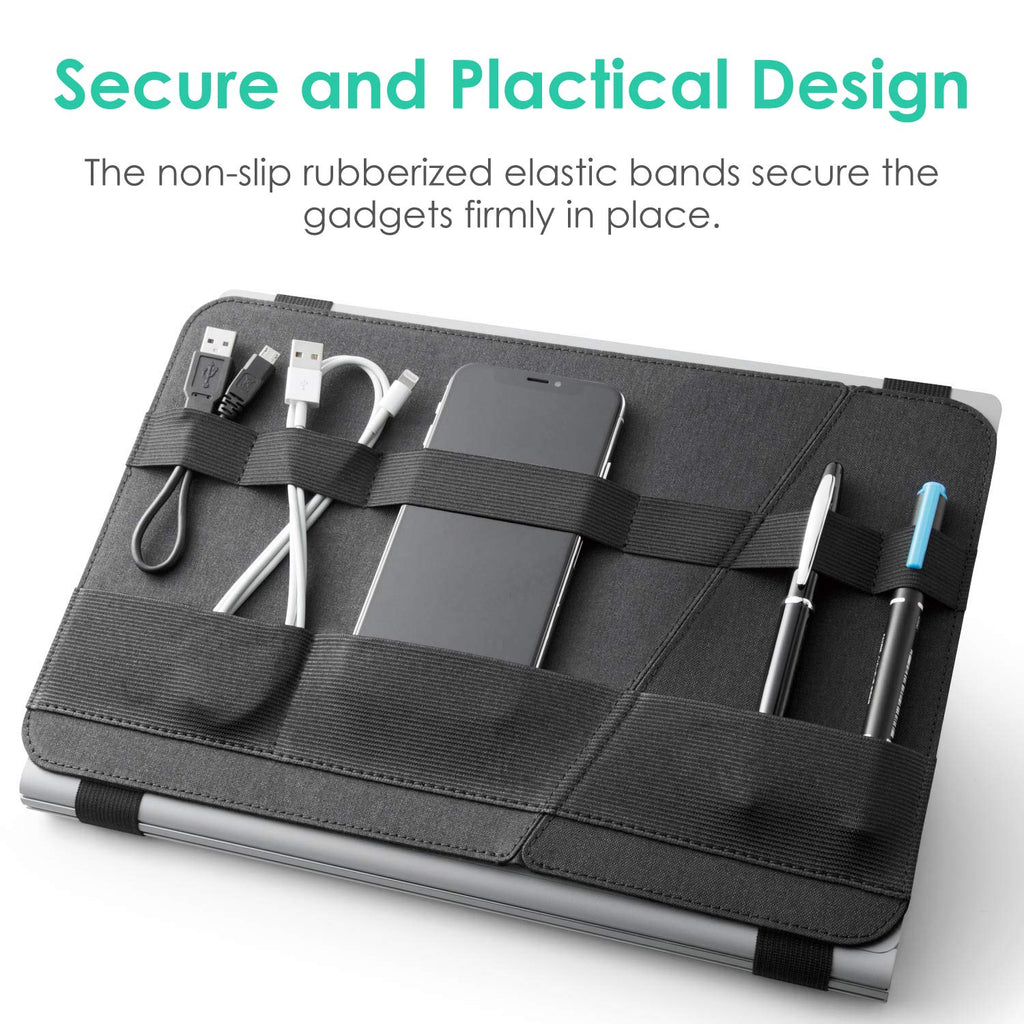 Electronics Accessory Organizer for 14" Laptop