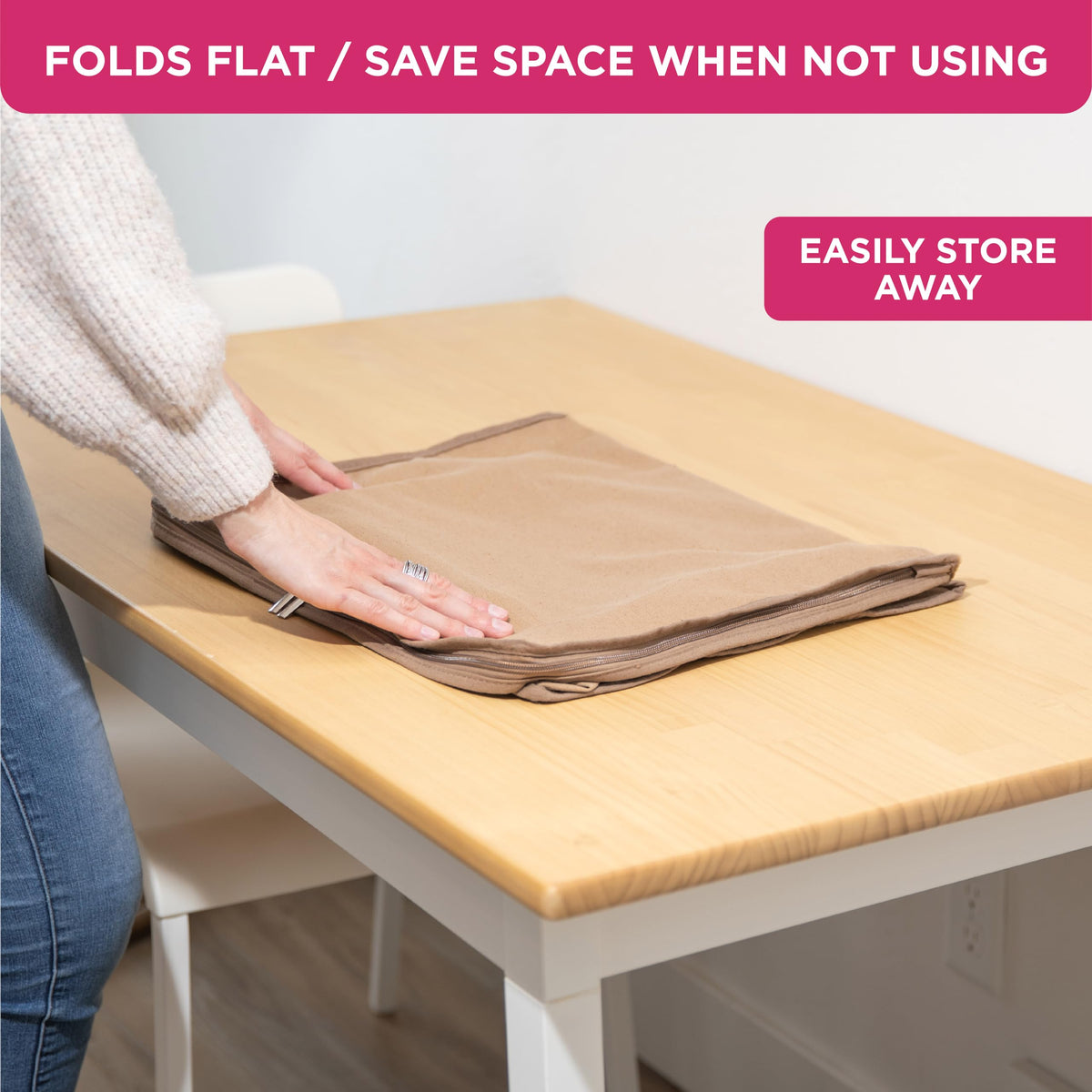 2-Piece Underbed Clothes & Bedding Storage Bag Set