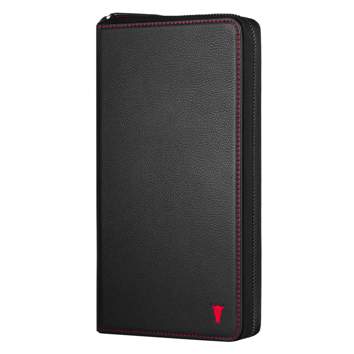 RFID Leather Family Travel Wallet & Passport Organizer
